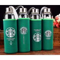 Glass Water Bottles 16 oz, Stainless Steel Cap - Case of 6